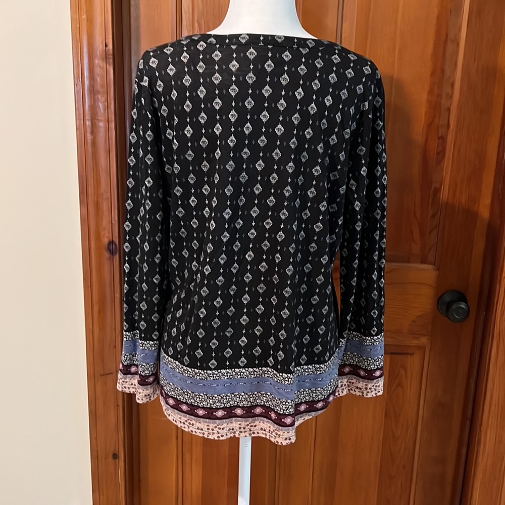 Style & Co Patterned Top - Picture 4 of 7